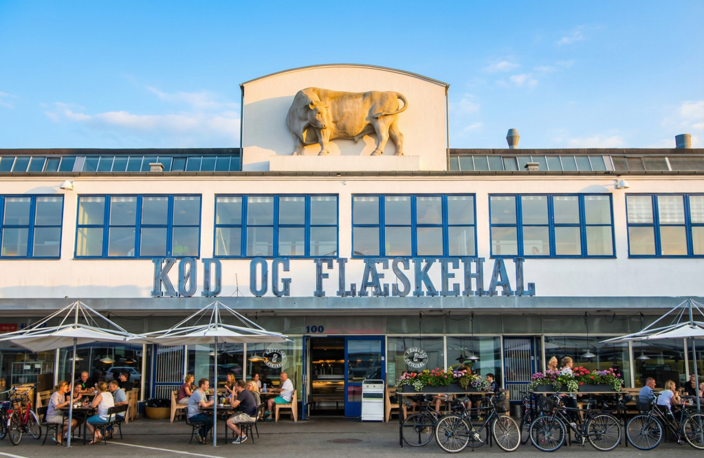 Kødbyen på vesterbro der ligger i aKøbenhavn